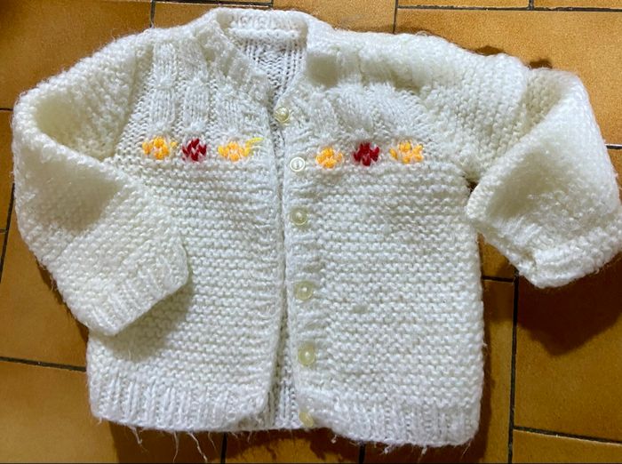 Gilet fait main 2 ans