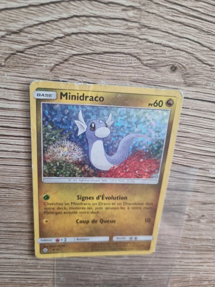 Carte pokémon minidraco holo 9/12 année 2018 - photo numéro 3
