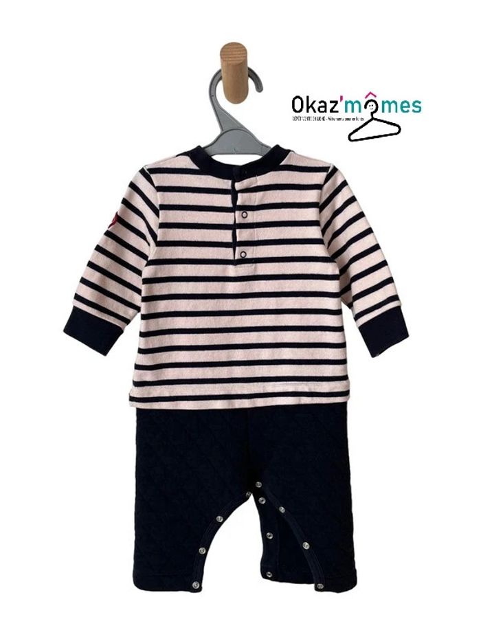 Combinaison longue effet 2 en 1 Petit Bateau - 6 mois (67cm) - photo numéro 5