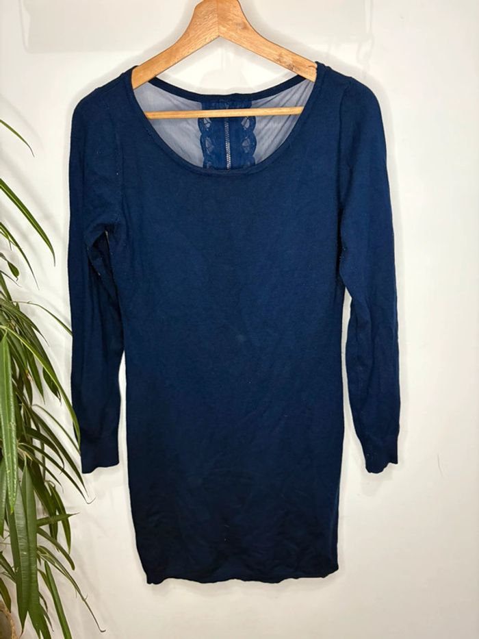 Robe pull bleu