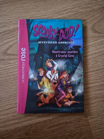 Livre scoobi-dou de la bibliothèque rose en très bon état
