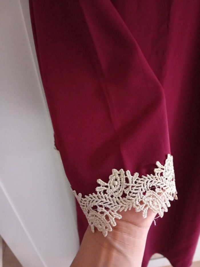 Robe longue crêpe henné 🌼🌸 - photo numéro 4