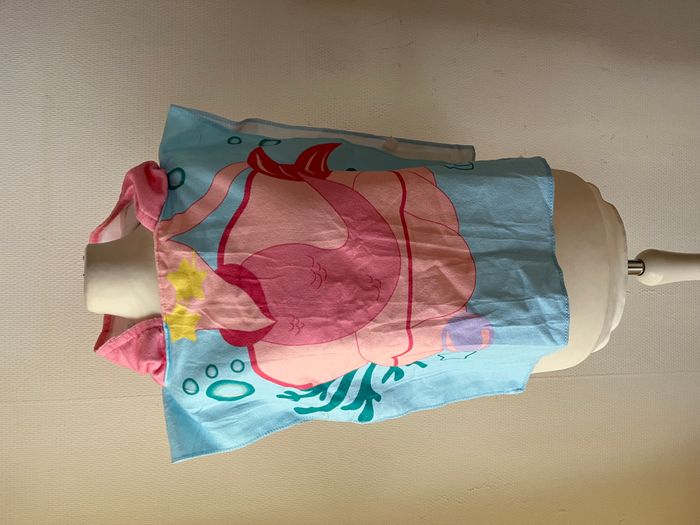 Cape de bain, serviette à capuche sirène - photo numéro 2