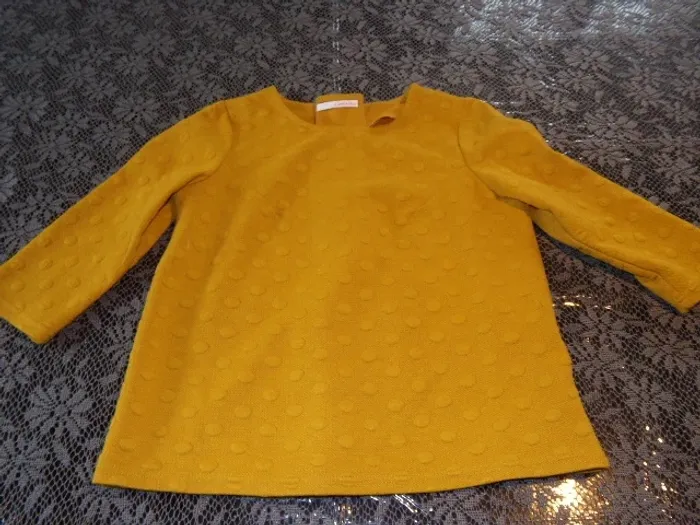 Pull moutarde - photo numéro 5