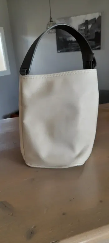 Petit sac Lancel crème