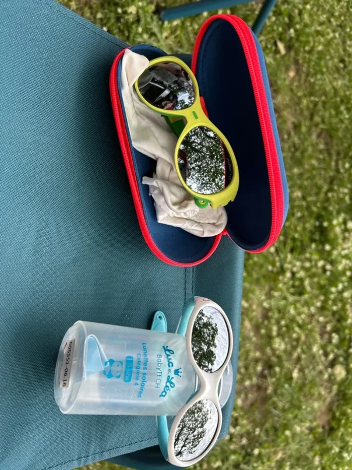 Lot de deux paires lunettes de soleil bébé