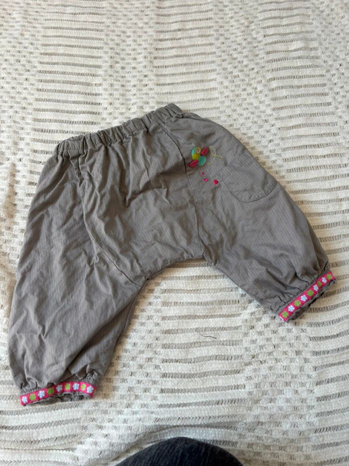 Pantalon sarouel fille 12 mois