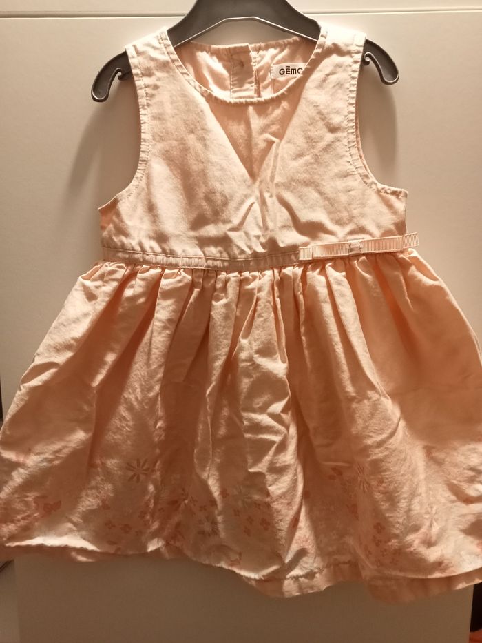 Robe rose pâle 18mois