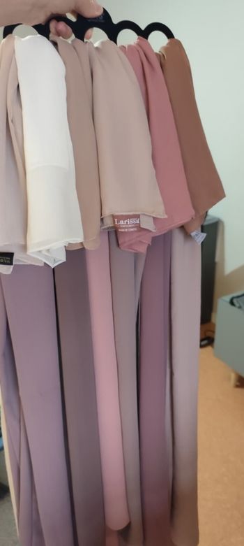 Lot de 12 hijab voiles