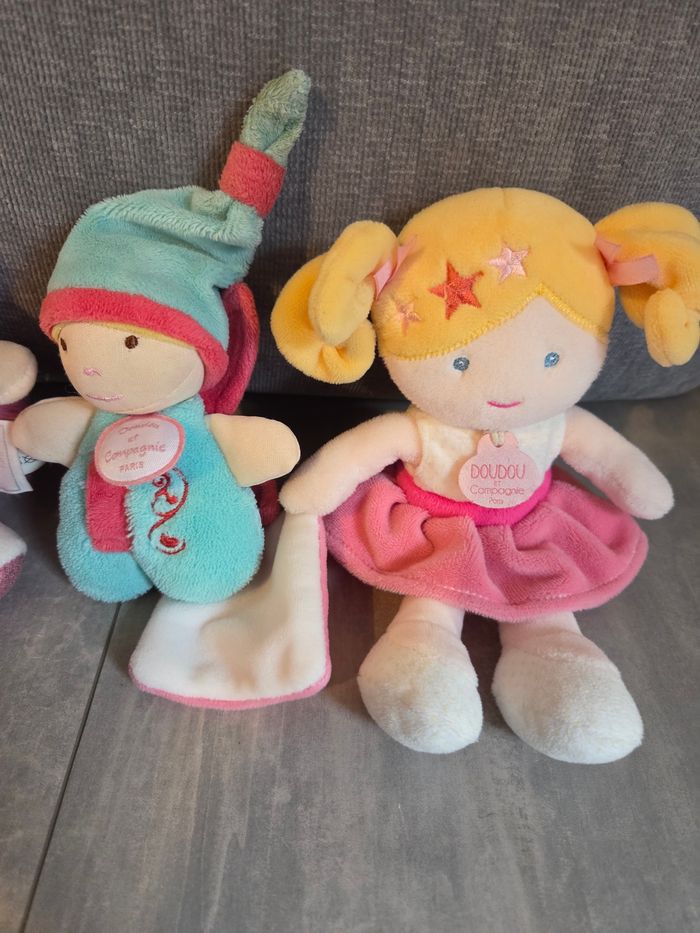 4 Peluches neuves Doudou et compagnie - photo numéro 7