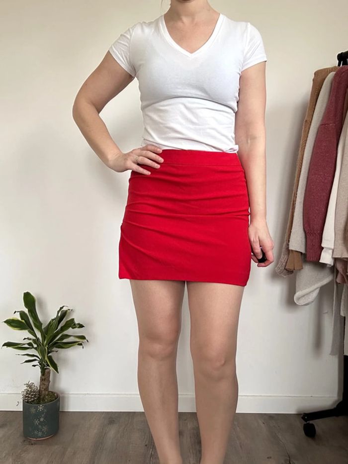 Apart Impressions Jupe droite rouge – Taille 38 – Très bon état
