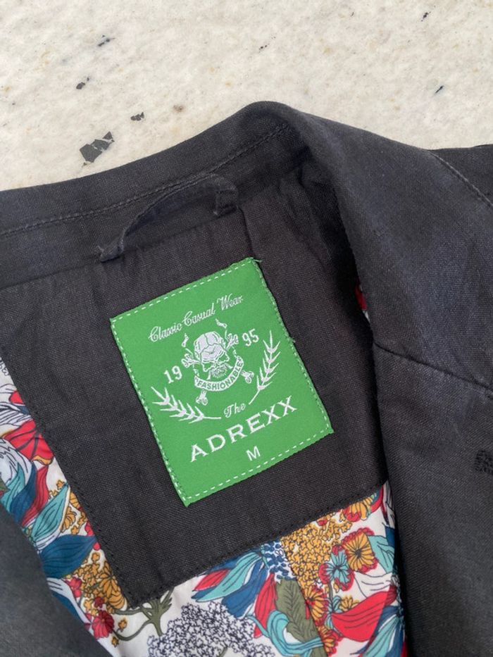 Blazer noir en lin Adrexx M - photo numéro 6