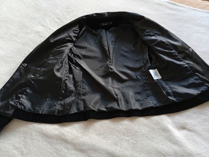 Veste/ Blazer en velours noir. K-zell 38 - photo numéro 6