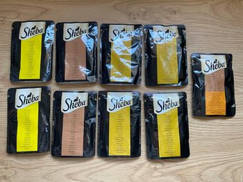 9 sachets sheba chat