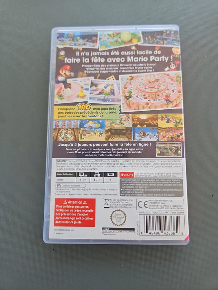 Jeu switch mario party superstars - photo numéro 2