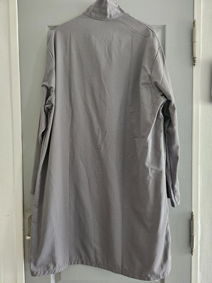 Blouse de travail unisexe - Taille 4 (52-54) - Grise - photo numéro 3