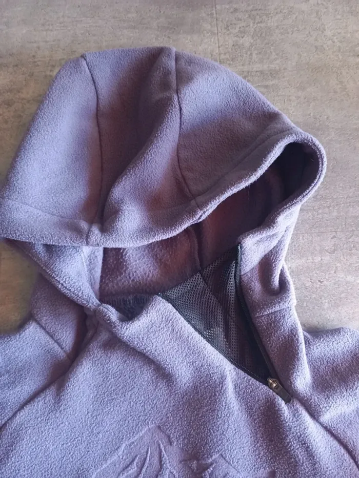Sweat à capuche polaire garçon Queshua 8-9 ans. - photo numéro 2