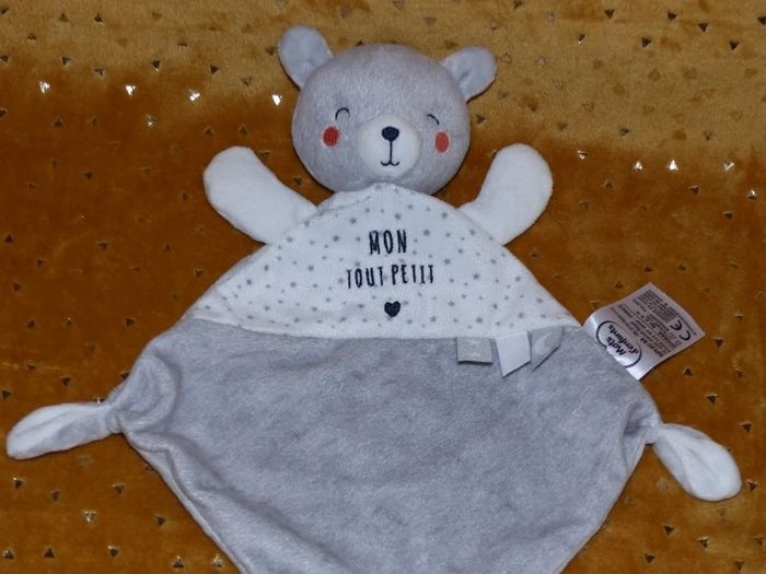 Doudou ours plat Mots d'enfants Mon tout petit - photo numéro 2