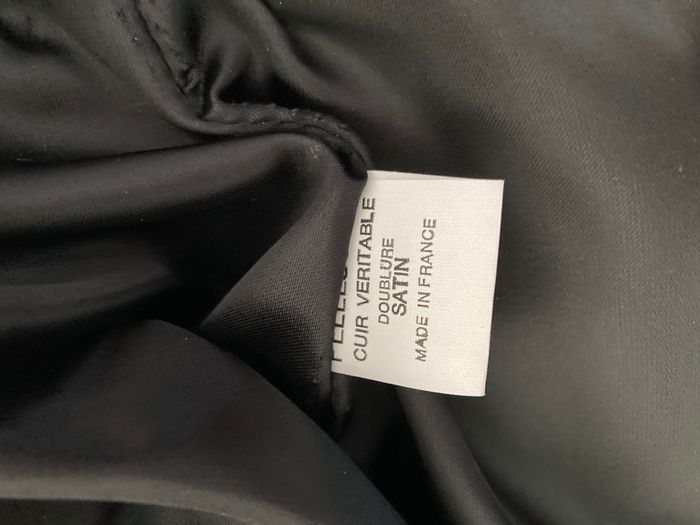 Veste en cuir et satin - Pellessimo - Vintage années 80 - photo numéro 10