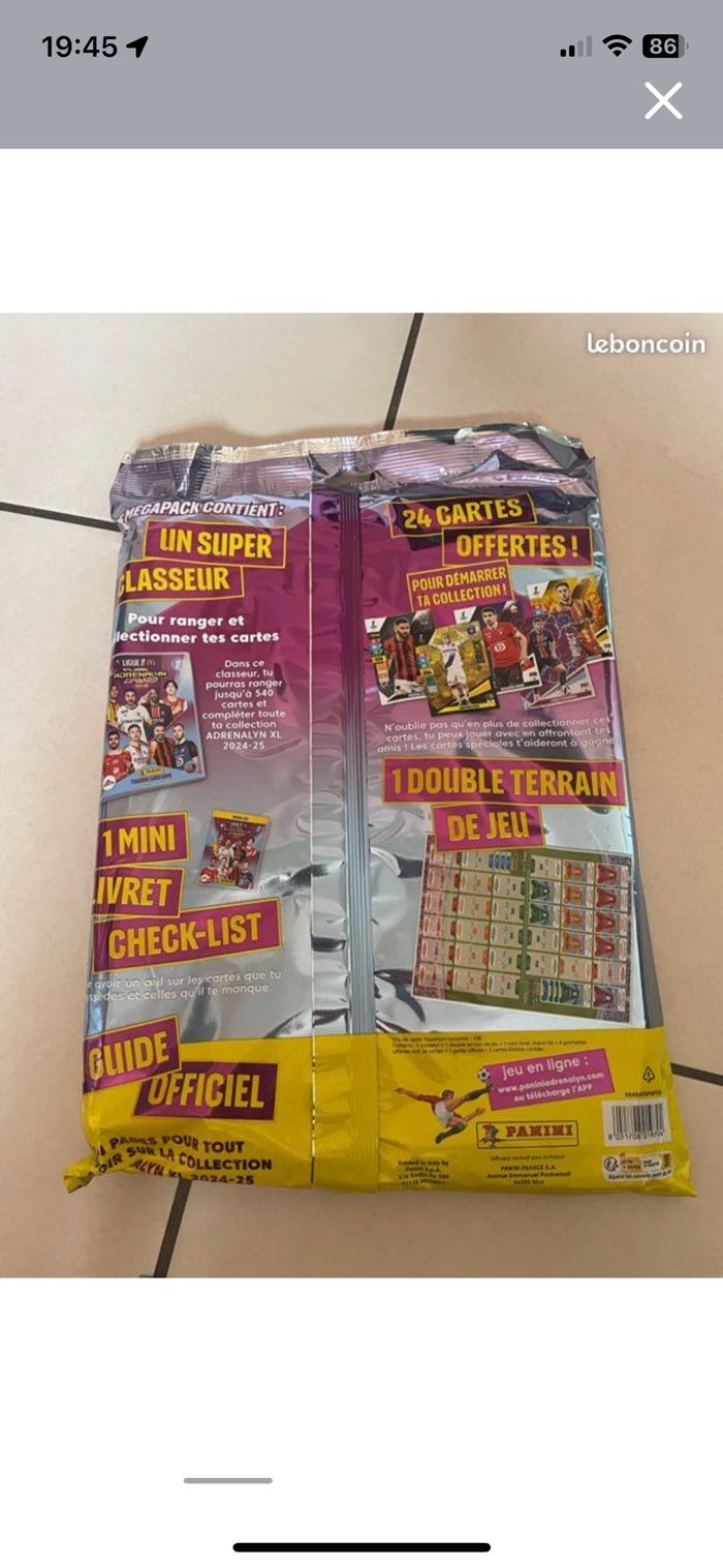 Mega pack foot panini adrenalyn - photo numéro 3