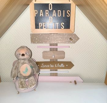 Peluche musicale paresseux mots d'enfants 