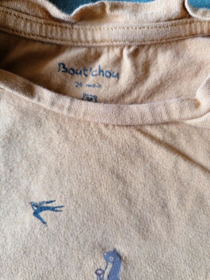 T-shirt manches longues bout'chou 24mois - photo numéro 3