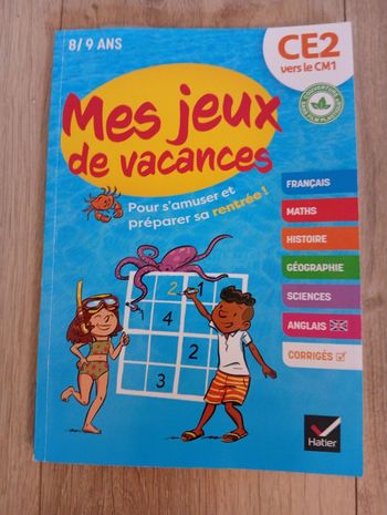 Cahier de vacances CE2 Hatier 