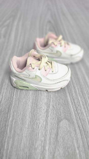 Nike Air Max Bébé Rose Vert Pastel Blanche Taille 21