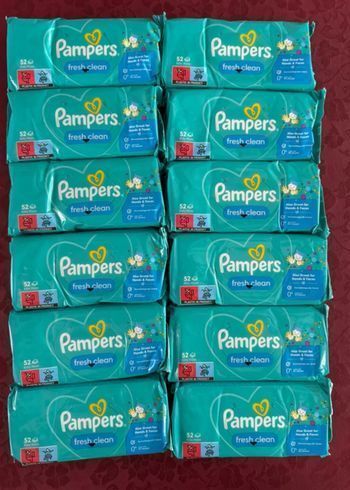 Lingettes Pampers Fresh Clean