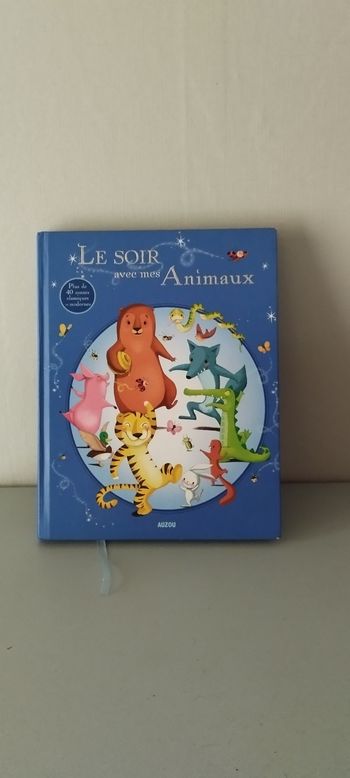Le soir avec mes animaux.
