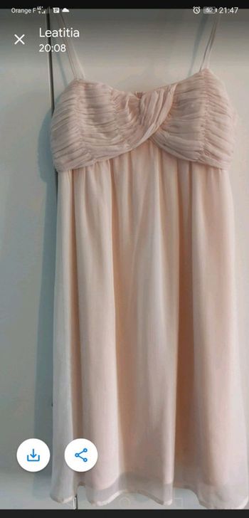 Robe  femme t 40 de cérémonie