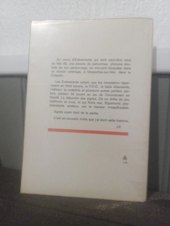 Jean Plumyène - Agnès ou Le désordre des signes - photo numéro 2