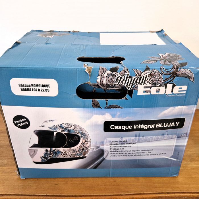 Casque moto intégral Blujay Eole t.L - neuf - photo numéro 8