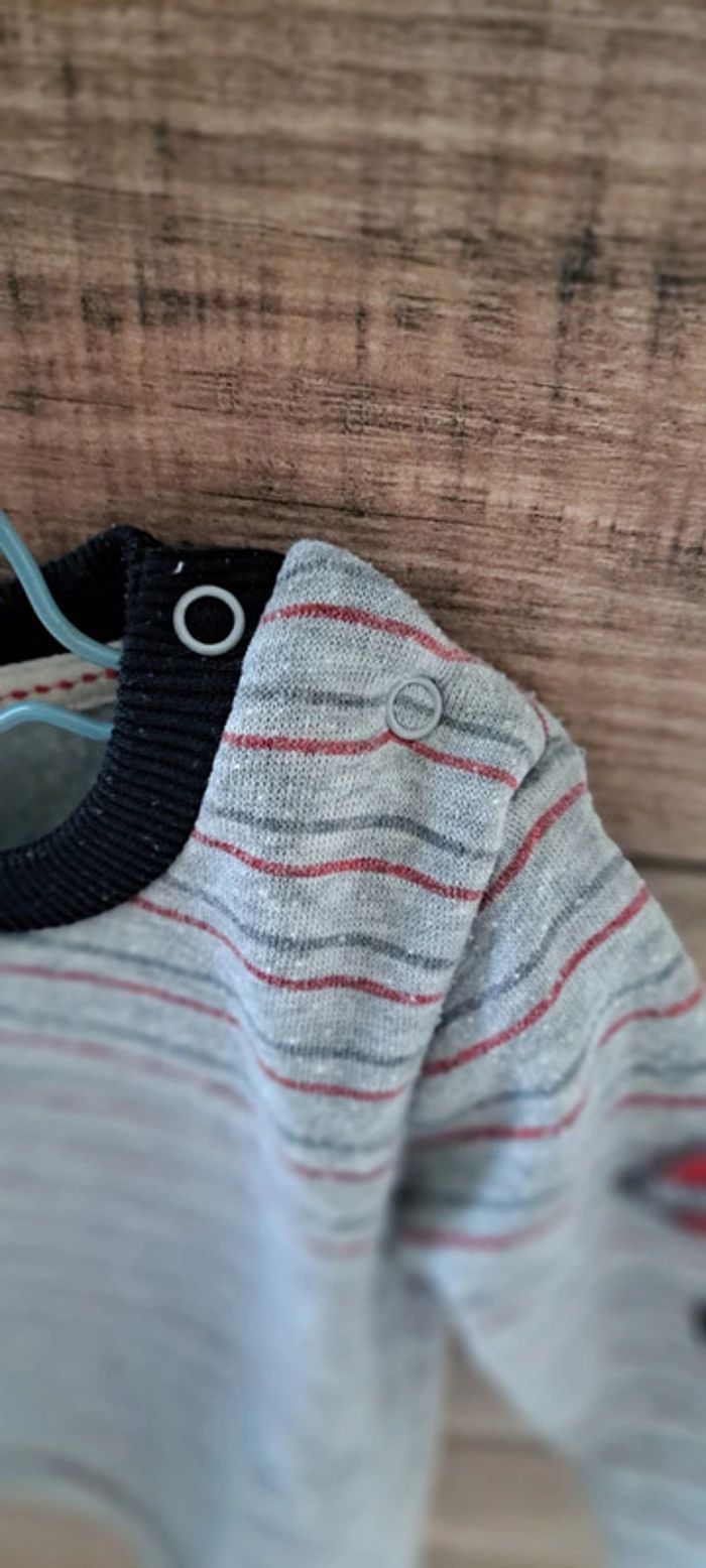 Pull gris Lee Cooper 12 mois - photo numéro 3