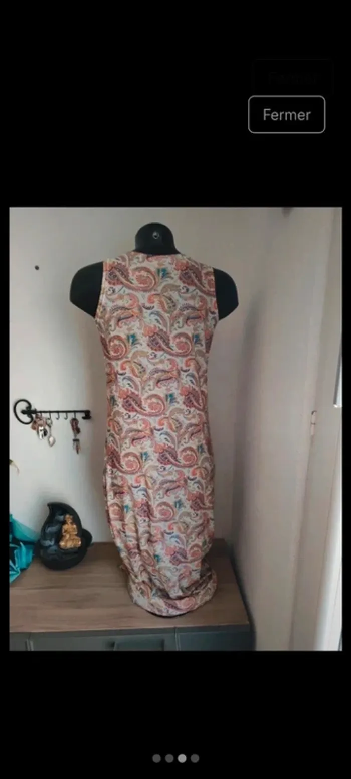 Robe longue taille 38 65% Coton - photo numéro 3