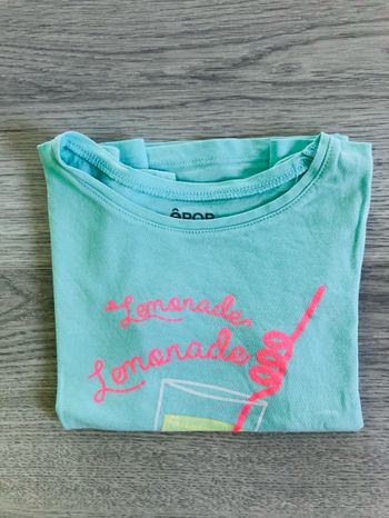 Teeshirt lemon bleu fille 5 ans limonade epop girls