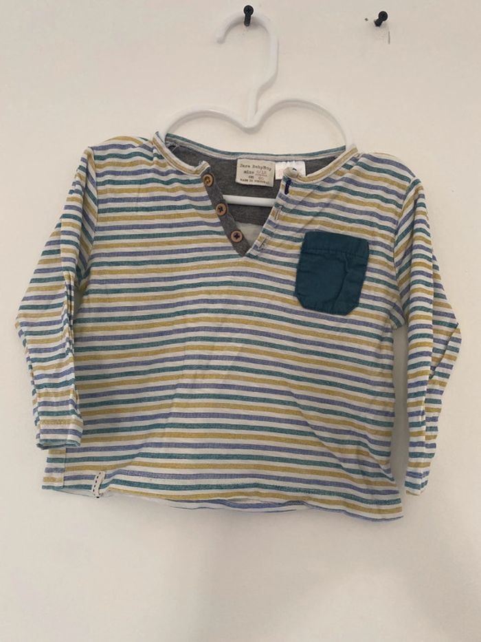 Tee-shirts manche longue zara babyboy 9/12 mois