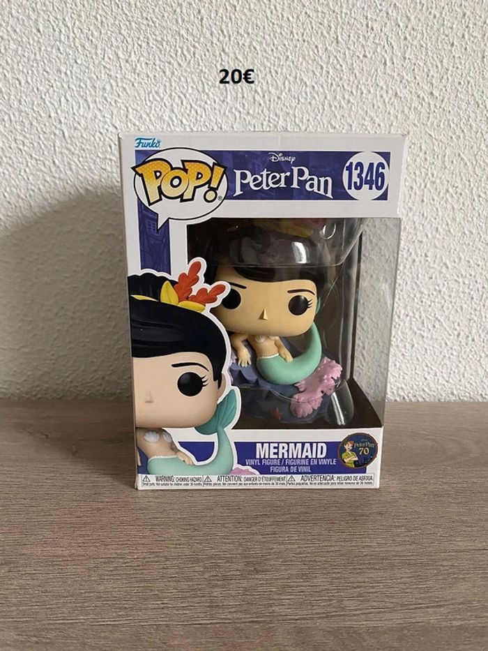 Funko pop Disney Peter Pan Sirène Mermaid 1346