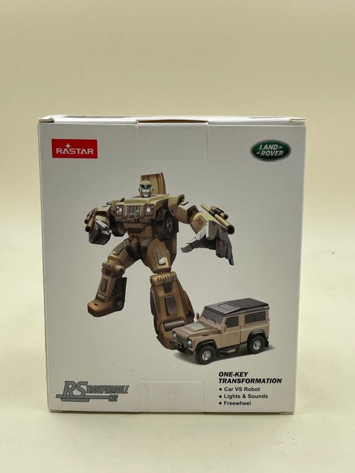 Véhicule robot rs transformable Land Rover Defender Son et lumières Rastar neuf - photo numéro 2