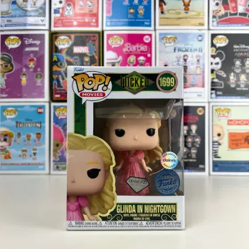 Figurine Funko Pop Wicked - Glinda in Nightgown #1699 - Edition diamant/Exclusive Claire’s/Edition S