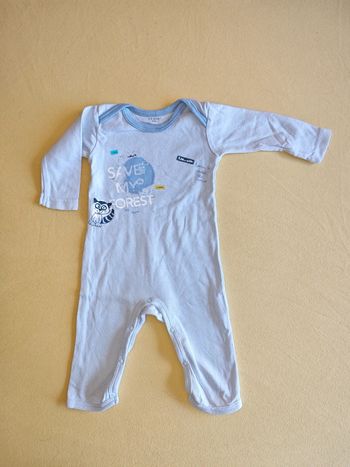 Combinaison longues manches légère 3 mois