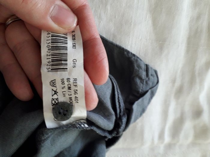 Salopette d'été en lin - photo numéro 3