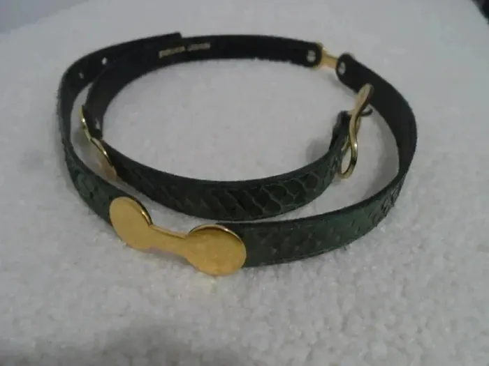 ceinture femme en serpent veritable - photo numéro 2