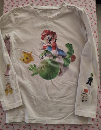 Haut manches longues enfants 6-8 ans / Mario - Zeeman