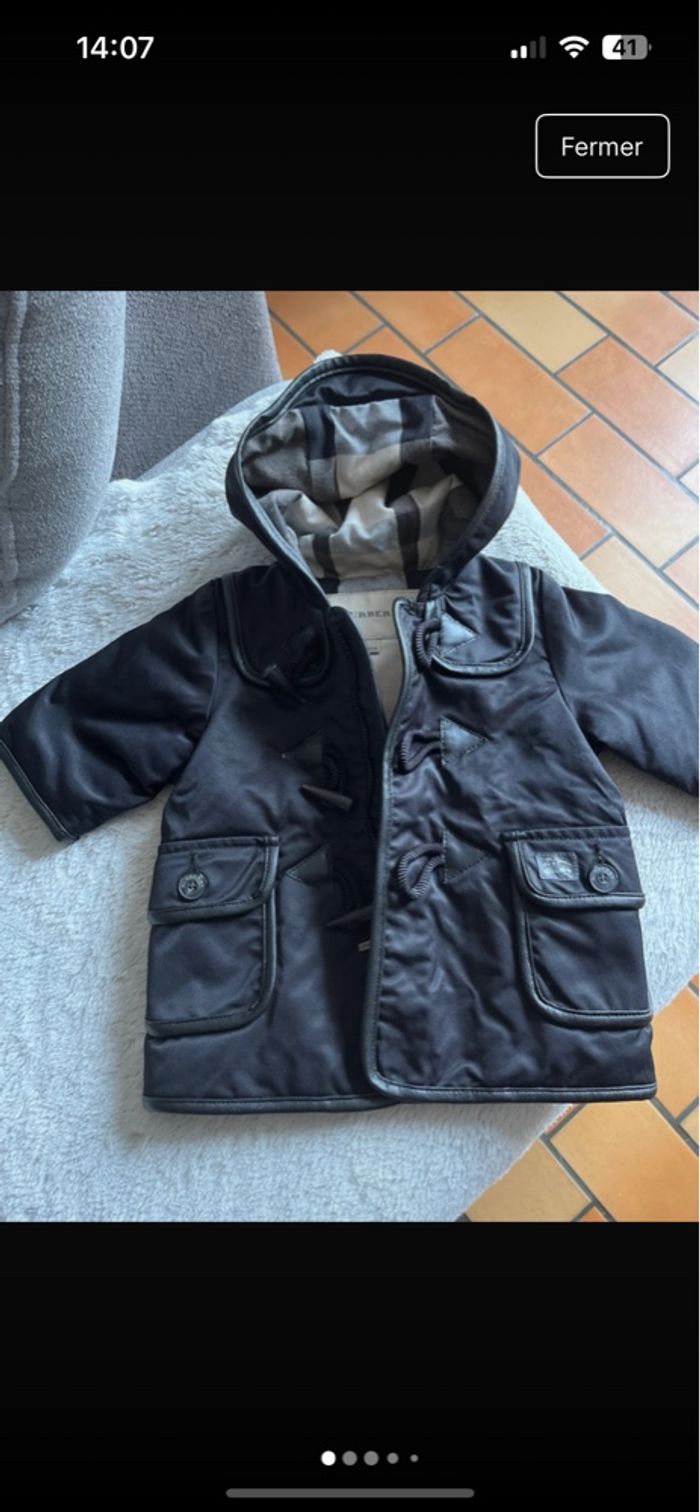 Duffle-coat baby Burberry 3mois - photo numéro 6