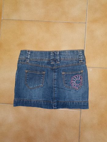 Jupe jeans fleur 6mois