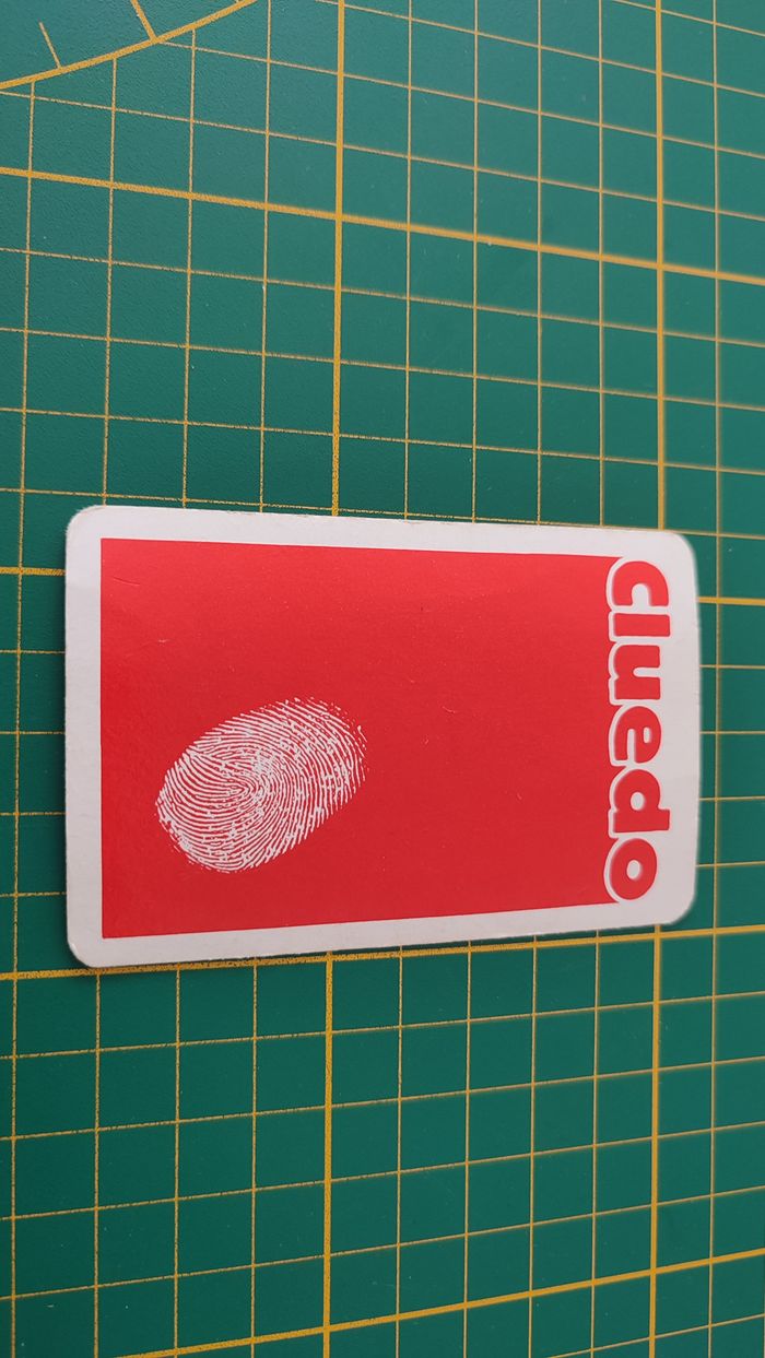 Carte chandelier en l'état Cluedo miro-meccano pièce détachée jeu de société #E26 - photo numéro 2