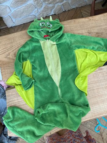 Pyjama garçon 8 ans chauve souris dragon vert fille mixte tissaia 1 pièce polaire déguisement