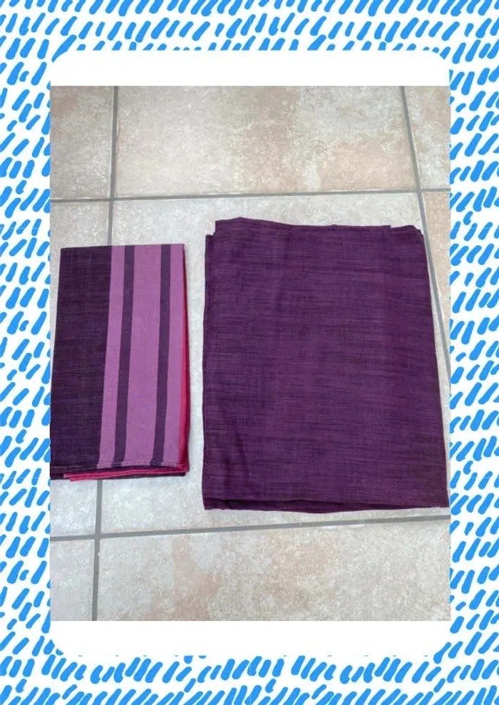 Lot 1 taie d’oreiller + 1 drap plat