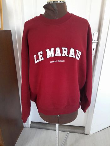 Sweat brodé le marais 4th&reckless neuf sans etiquette